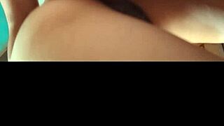 Curvy mature latina bends over in bedroom for doggystyle pounding and takes cum on her big ass.