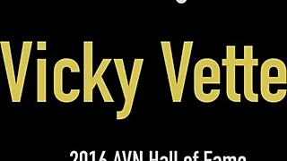 Blonde Vicky Vette With Big Natural Tits Masturbates Her Big Clit And Pussy Lips To Orgasm Using Dildo