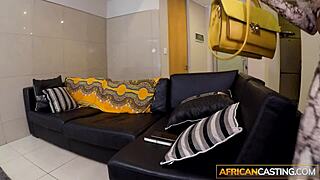 oh man i cant believe this big tits ebony milf is stripteasing to suck my euro bwc at casting... wait thats intense