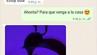 Desnudando A Doña Mary Cuando Su Esposo Se Va