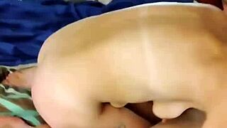 Pigtailed nympho milf forces husband to watch her fuck stepson wildly!