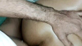 why is my stepsister's tight asshole getting filled with cum during desi doggystyle anal sex?