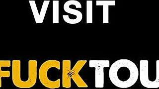 big tits tanned latina milf takes a rough pounding doggy style in homemade casting interview, cumming hard from deepthroat domination