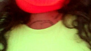 mask up ass up with cute ebony milf big ass and boobs