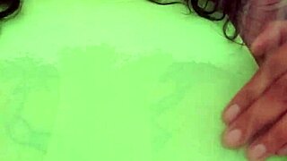 mask up ass up with cute ebony milf big ass and boobs