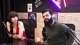 Lady Snow and Lord Kenobi shine in sensual cast moments part 1 on sheer red