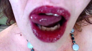 Hey, wanna see this giantess fantasy with me putting a tiny guy in my mouth?