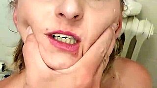 german milf sandra endures intense deepthroat facefuck and strangle session