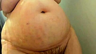 Hidden Cam Captures Voyeur Candid BBW Milf with Big Ass and Big Tits Getting Soaking Wet in Homemade Shower Scene
