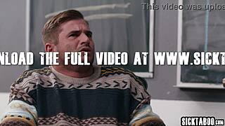 Check this out, two big ass teachers are pounding colleague with blowjobs and rough sex after catching him masturbating in wild 3some.