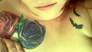 Oh man, check out this beautiful chubby redhead getting into some solo masterbation action with her natural tits and wet pussy