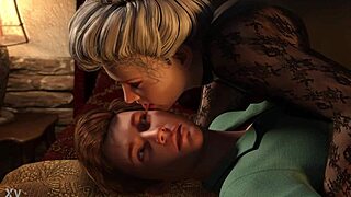 Big ass milf dominates young man with fingering and masturbation in freaky sucking tits game