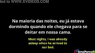 cuckquean blonde brazilian milf with big ass and clit watches in 1on1 blowjob scene