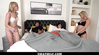 Stepmoms break taboos to fight loneliness in wild swapmilf sessions!