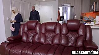 Hot muslim wife, you're getting fucked by that sleazy therapist in doggystyle action.