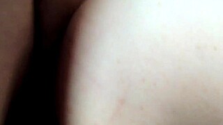 Curvy milf with juicy big ass moans loudly during intense fucking in multiple positions ending with cumshot on tits