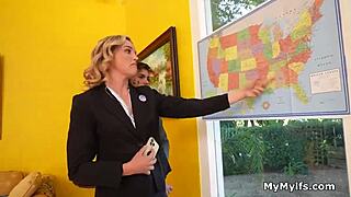 i freely use the sexy blonde campaign chief during our meeting time