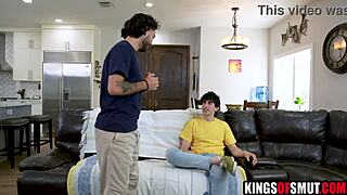 Best friend offered him his stepmom for hardcore fucking and pussy licking - oh my god, that redhead milf is wild!