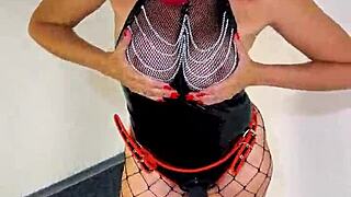 Massive Black Strapon Ready To Dominate And Peg Tight Submissive Hole In Femdom Play