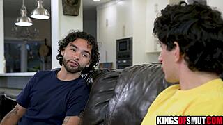 Best friend offered him his stepmom for hardcore fucking and pussy licking - oh my god, that redhead milf is wild!