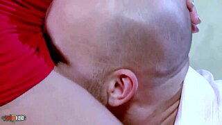 Divine tits brunette Roxy Taggart gets shaved pussy pounded after intense titjob action