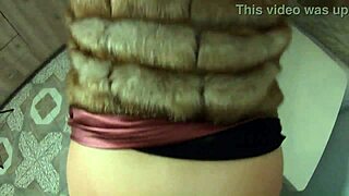 I'm in this milfycalla compilation with fetish blowjobs and rough sex in fur coats - preview 3