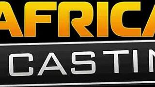 I love how this african girl with perfect tits fucks for modeling job