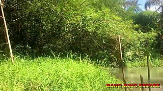 I'm turning this African mid-year festival into wild sex by fucking a village maiden with my amateur BBC skills