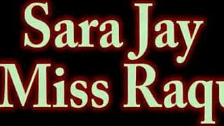 Miss Raquel Feels So Thrilled As Sara Jay Twerks On Her Face. The Lucky Lesbian Enjoys Curvy Blonde Milf's Big Tits And Wet Pussy In Sensual Play.