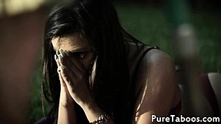 In a glamorous fetish scene, a MILF and teen with long hair get bent over for doggystyle and missionary pounding, ending in facial cumshots from that forbidden cock.