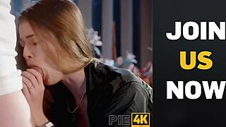 i can't believe kristina grace cheated on her husband after the party, seducing with her shaved pussy and small tits