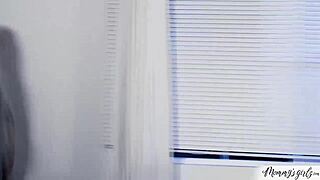 i enjoyed big tits stepmom in wild threesome licking pussy with her stepdaughter during intense tribbing orgasm