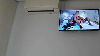 Milf Watches Her Own Lesbian Porn Video While Playing With Shaved Pussy Using Vibrator In Female Pov