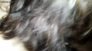 Local woman Cheri handles large item