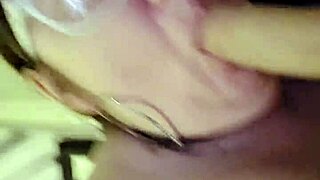 I feel so thrilled as this amateur milf wife milks a hard cock for a massive triple cumshot, swallowing every drop with deep passion and excitement.