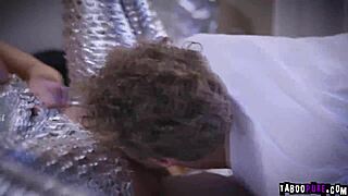 Cherie deville getting hard fucked like a spreadeagle and moans as her hole gets penetrated