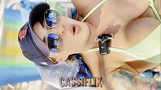 Cassiana Costa's Hot Ass On Beach Leads To Interracial Fuck And Facial Cumshot