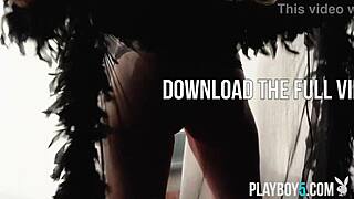 Tight-Bodied Canadian Blonde Playboy Model Strips Naked In Steamy Shower Scene