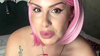 guiding your handjob while i masturbate my pink wet pussy smelling good with big tits and toys