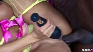 Old Mature With Big Fake Tits And Ass Takes Black Monster Cock