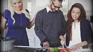 i'm an asian foster candidate aria skye getting excited by misha mynx and her husband in this full sex tape scene