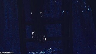 Latex milf Arya Grander with big ass and natural tits teases in shiny fetish gloves for kinky seduction