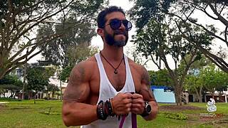 Oh Wow! This Busty Colombian Milf Does Yoga In Bed With Big Tits Bouncing And Rides Cock In Cowgirl!