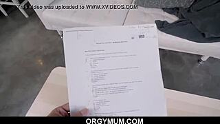 Wow, that stepson is banging his stepmom's juicy milf pussy hard from behind!