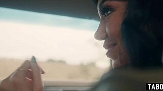 Whoa, check out this huge boobs latina wife having kinky public threesome sex with husband and stranger involving blowjob and pussy licking!