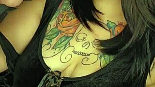 Lipstick MARKS on Dildo with Sloppy DEEPTHROAT Action!