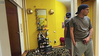 step mom catches step son spying and turns it into naughty fun with curvy redhead milf