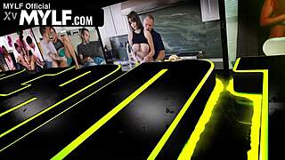 sharing the freeuse mylf at a chic restaurant