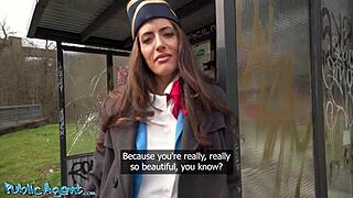 Public Agent Picks Up Big Tits Brunette Air Hostess Coco Bae For Pov Blowjob And Outdoor Fucking