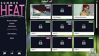 summer heat unfolds with a brunette milf showing off her shaved pussy in close-up roleplay